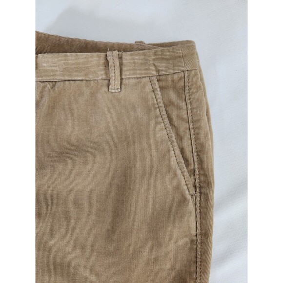Loft Women's Camel Corduroy Pants Size 12 Wide Leg Marisa Ann Taylor - Picture 2 of 12
